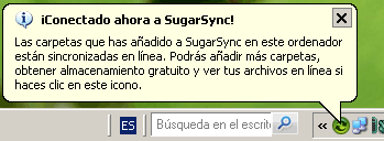 Instalación SugarSync