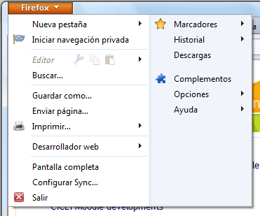 Botón Firefox