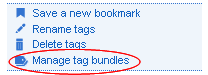 Manage tag bundles