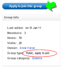 Apply to join this group
